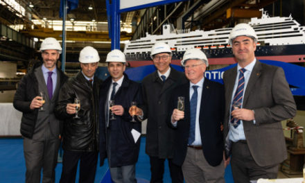 Holland America Line Celebrates Steel Cutting Of Next Pinnacle Class Ship At Fincantieri Shipyard